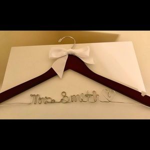 Mrs. Smith wedding dress hanger